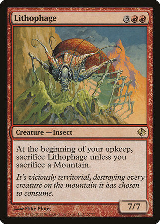 Lithophage [Duel Decks: Venser vs. Koth] | Tabernacle Games