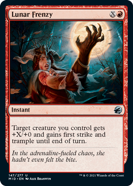 Lunar Frenzy [Innistrad: Midnight Hunt] | Tabernacle Games