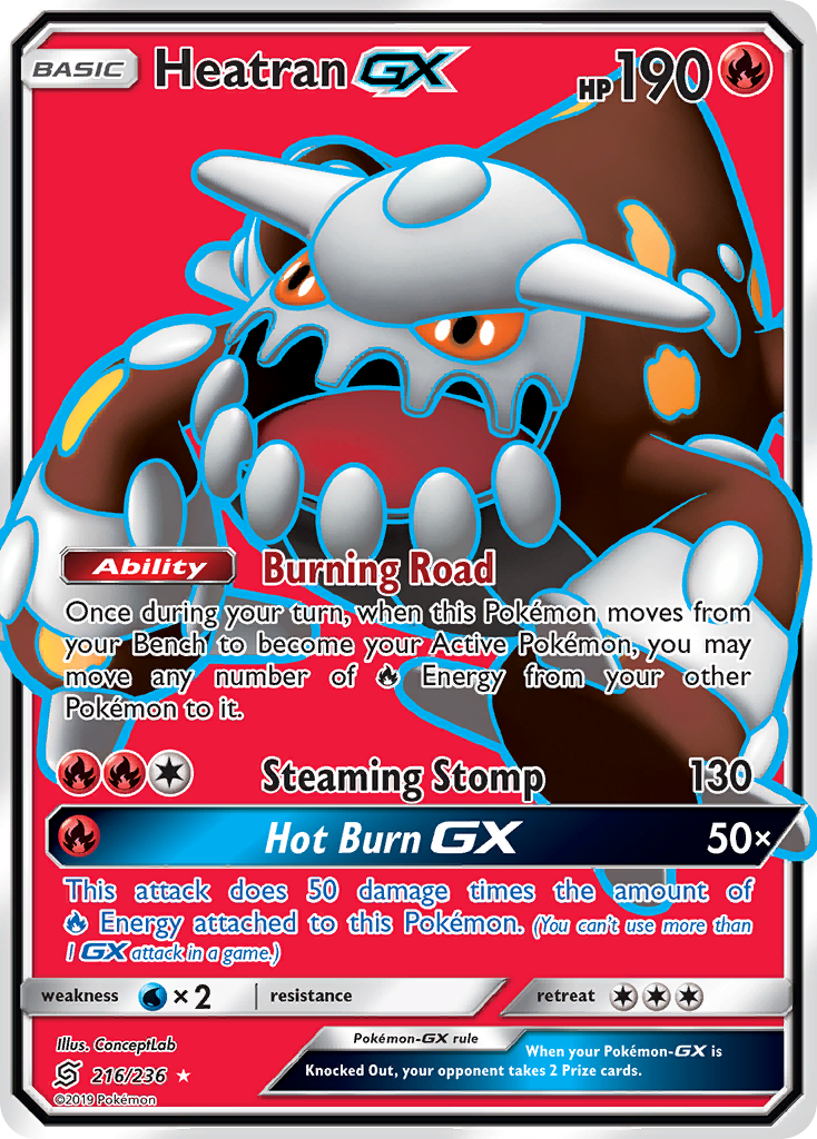 Heatran GX (216/236) [Sun & Moon: Unified Minds] | Tabernacle Games