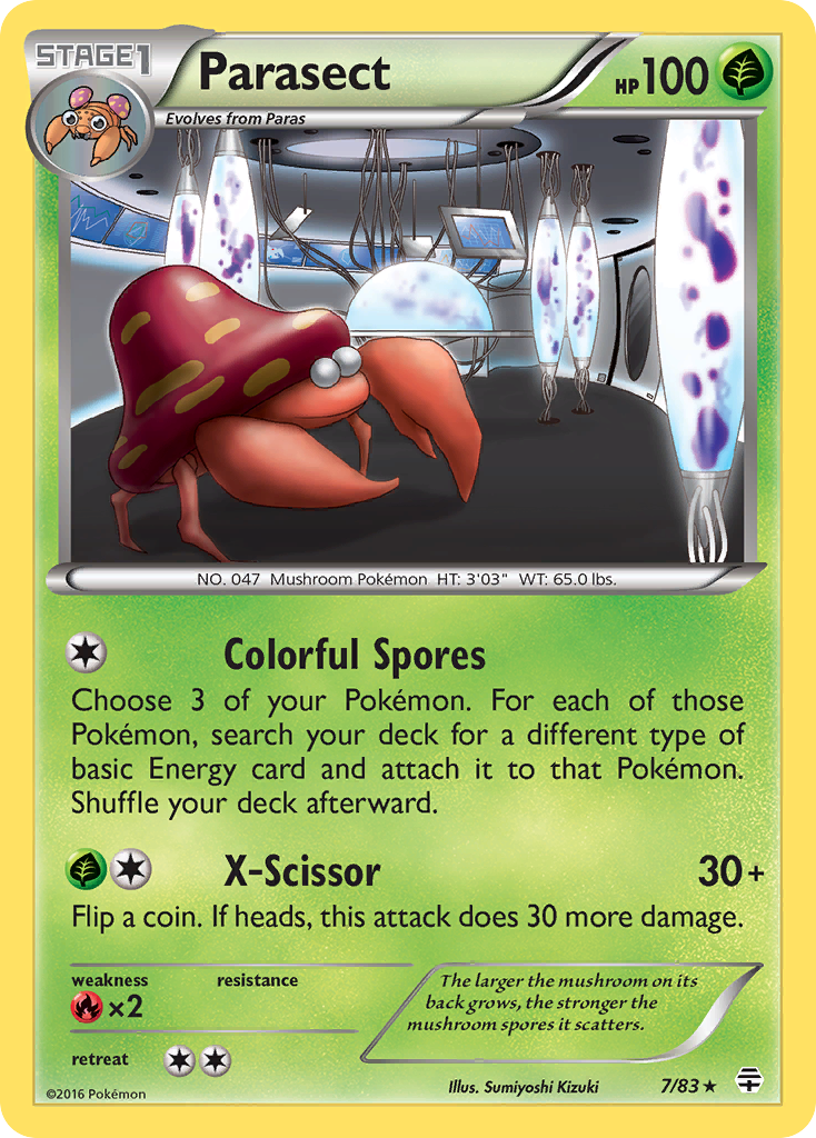 Parasect (7/83) [XY: Generations] | Tabernacle Games