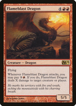 Flameblast Dragon [Magic 2012] | Tabernacle Games