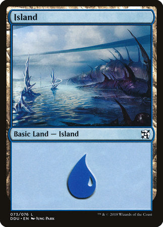 Island (73) [Duel Decks: Elves vs. Inventors] | Tabernacle Games