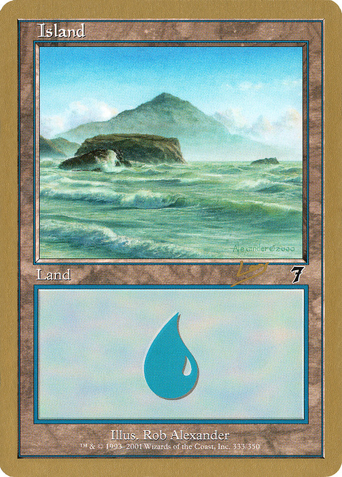 Island (333) (Raphael Levy) [World Championship Decks 2002] | Tabernacle Games
