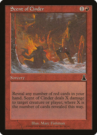 Scent of Cinder [Urza's Destiny] | Tabernacle Games