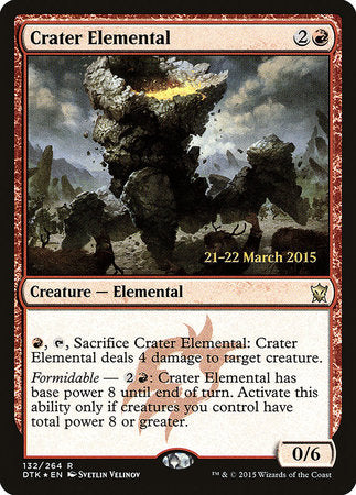 Crater Elemental [Dragons of Tarkir Promos] | Tabernacle Games