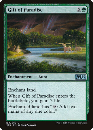 Gift of Paradise [Core Set 2019] | Tabernacle Games