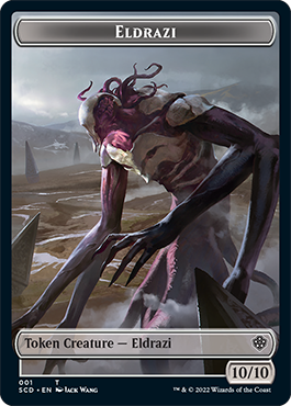 Eldrazi // Soldier Double-Sided Token [Starter Commander Decks] | Tabernacle Games