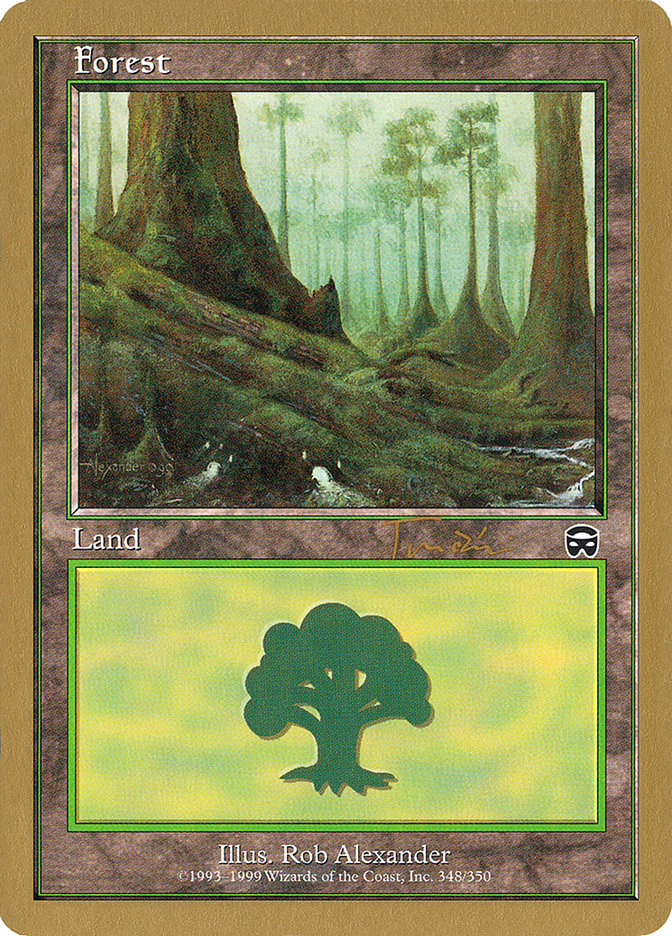 Forest (jt348) (Jan Tomcani) [World Championship Decks 2001] | Tabernacle Games