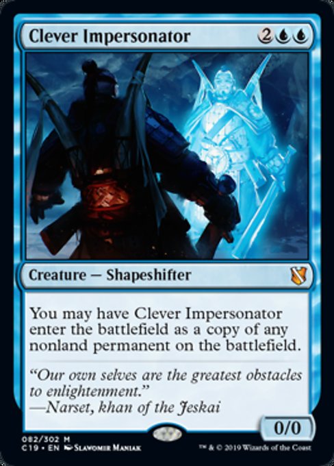 Clever Impersonator [Commander 2019] | Tabernacle Games