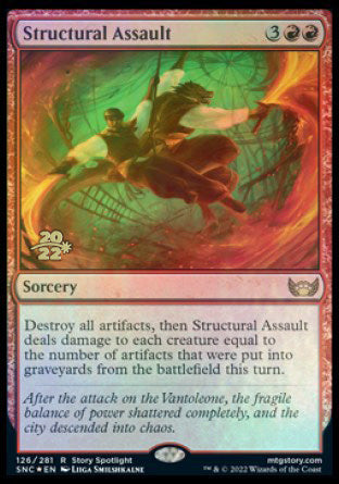Structural Assault [Streets of New Capenna Prerelease Promos] | Tabernacle Games