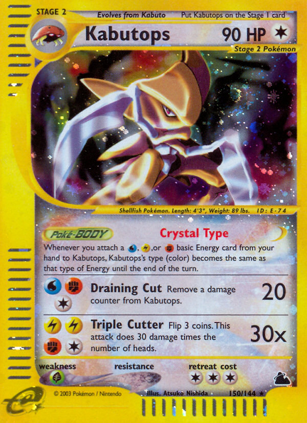 Kabutops (150/144) [Skyridge] | Tabernacle Games