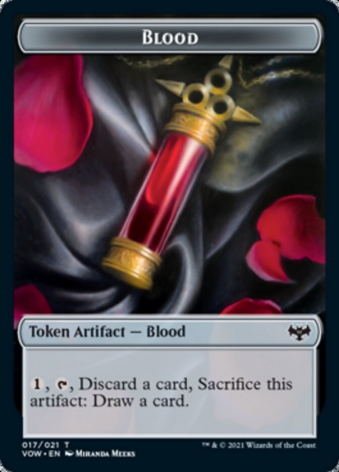 Construct (006) // Blood (017) Double-sided Token [Challenger Decks 2022 Tokens] | Tabernacle Games
