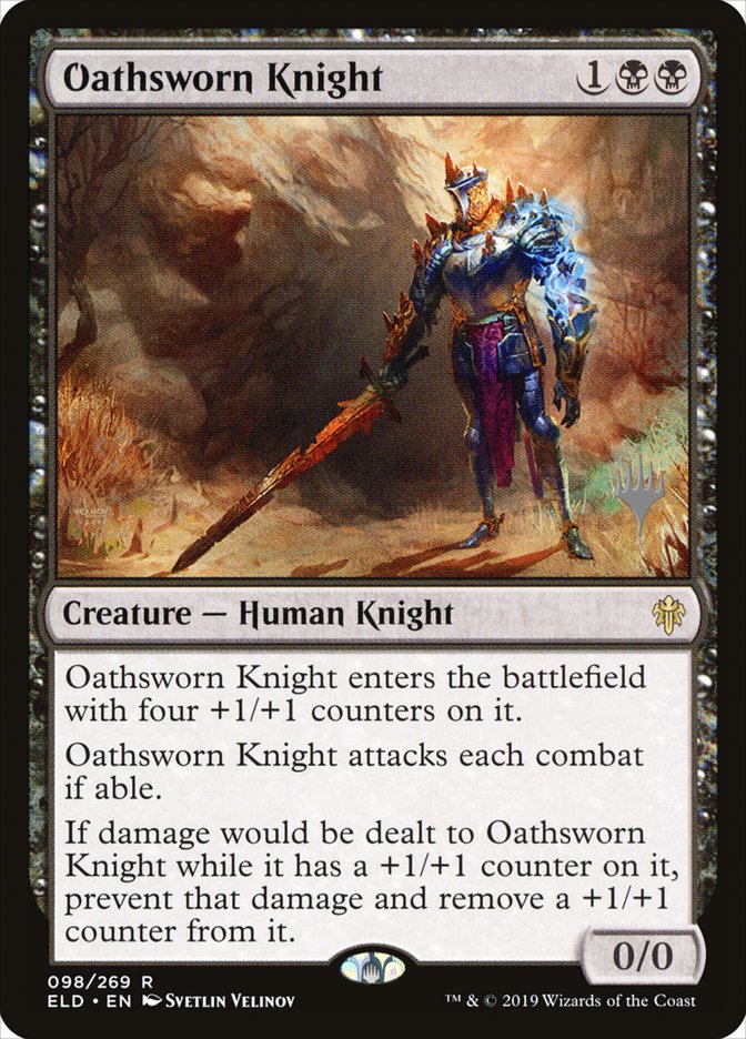 Oathsworn Knight (Promo Pack) [Throne of Eldraine Promos] | Tabernacle Games