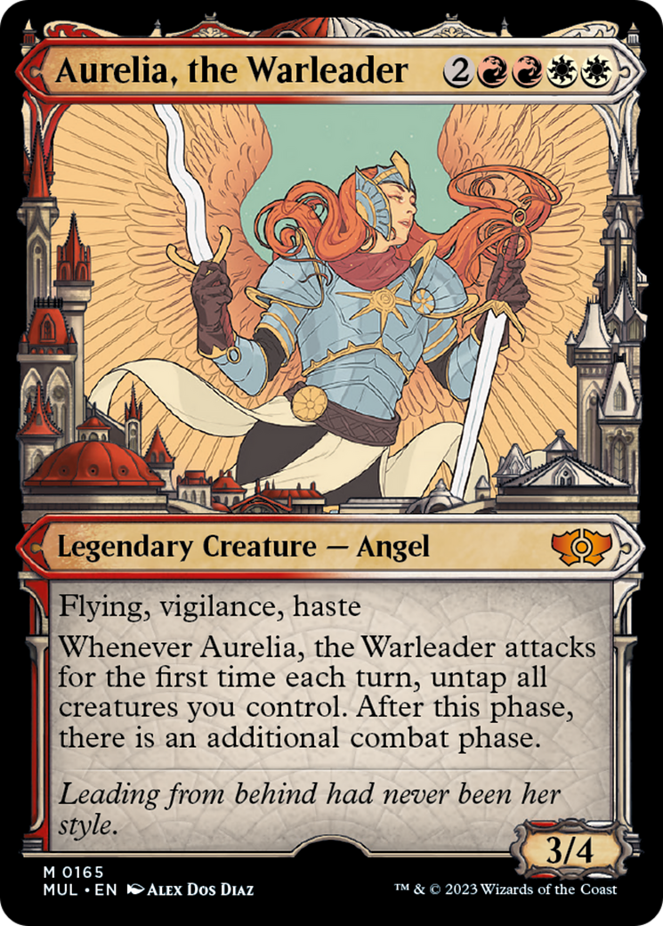 Aurelia, the Warleader (Halo Foil) [Multiverse Legends] | Tabernacle Games