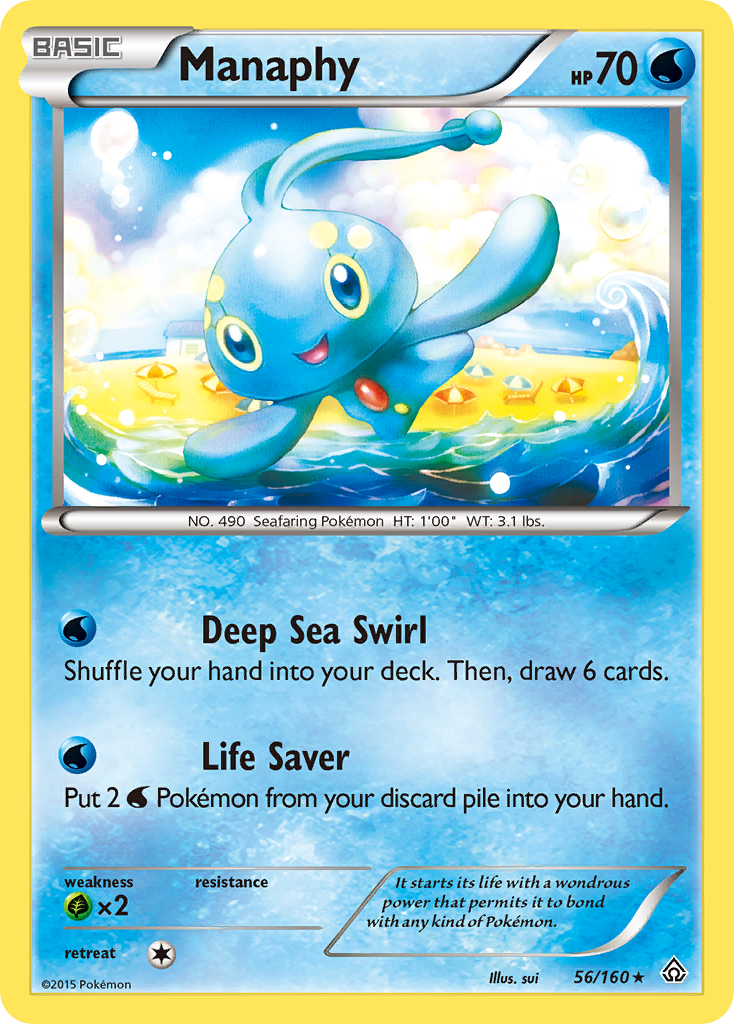 Manaphy (56/160) [XY: Primal Clash] | Tabernacle Games