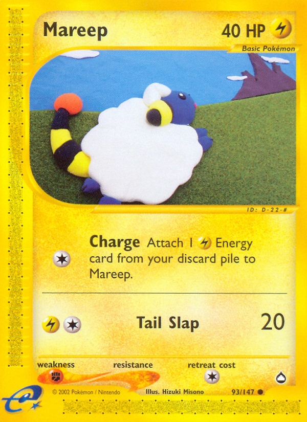 Mareep (93/147) [Aquapolis] | Tabernacle Games