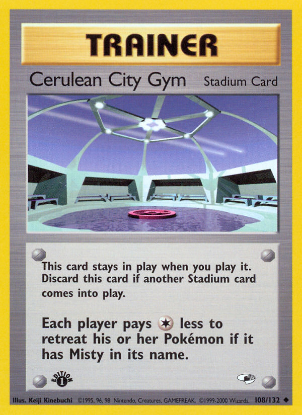 Cerulean City Gym (108/132) [Gym Heroes 1st Edition] | Tabernacle Games