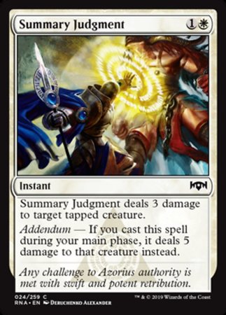 Summary Judgment [Ravnica Allegiance] | Tabernacle Games