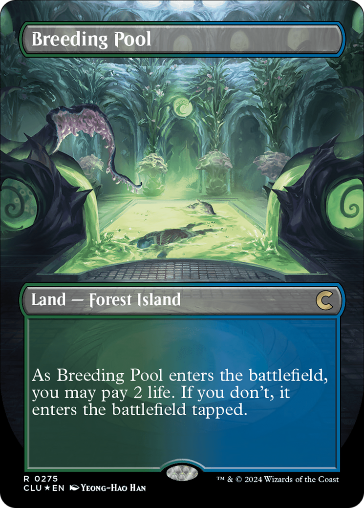 Breeding Pool (Borderless) [Ravnica: Clue Edition] | Tabernacle Games