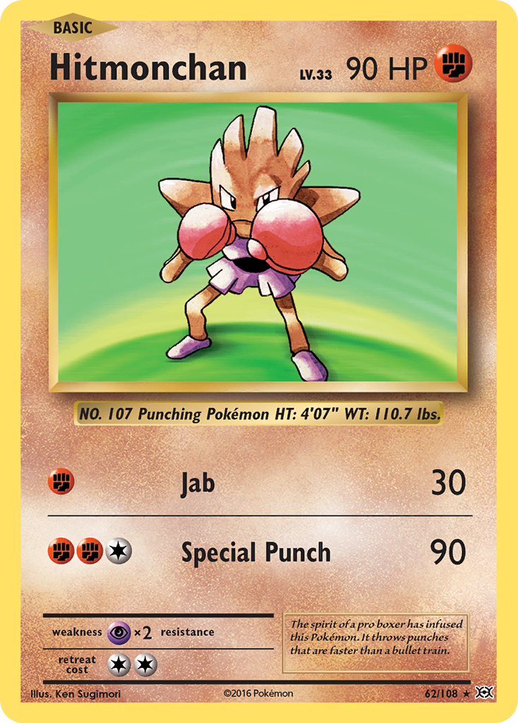 Hitmonchan (62/108) [XY: Evolutions] | Tabernacle Games