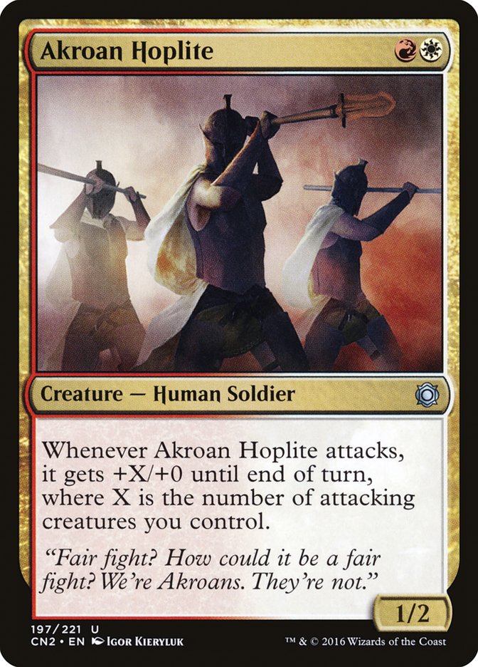 Akroan Hoplite [Conspiracy: Take the Crown] | Tabernacle Games
