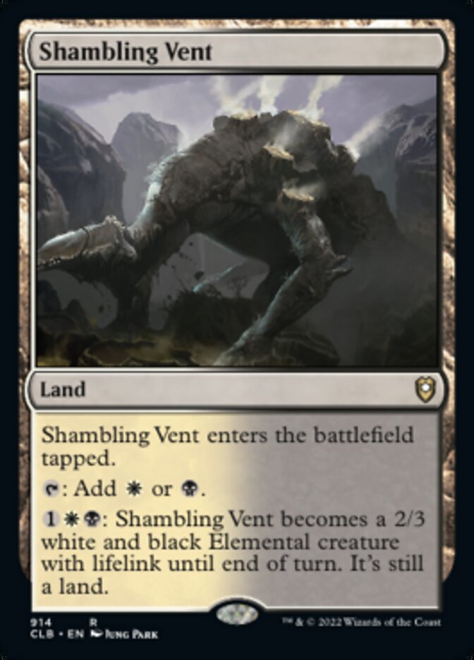 Shambling Vent [Commander Legends: Battle for Baldur's Gate] | Tabernacle Games