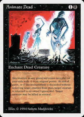 Animate Dead [Summer Magic / Edgar] | Tabernacle Games