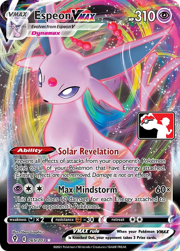 Espeon VMAX (065/203) [Prize Pack Series One] | Tabernacle Games