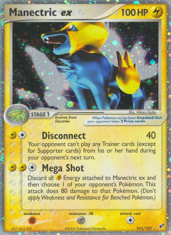 Manectric ex (101/107) [EX: Deoxys] | Tabernacle Games