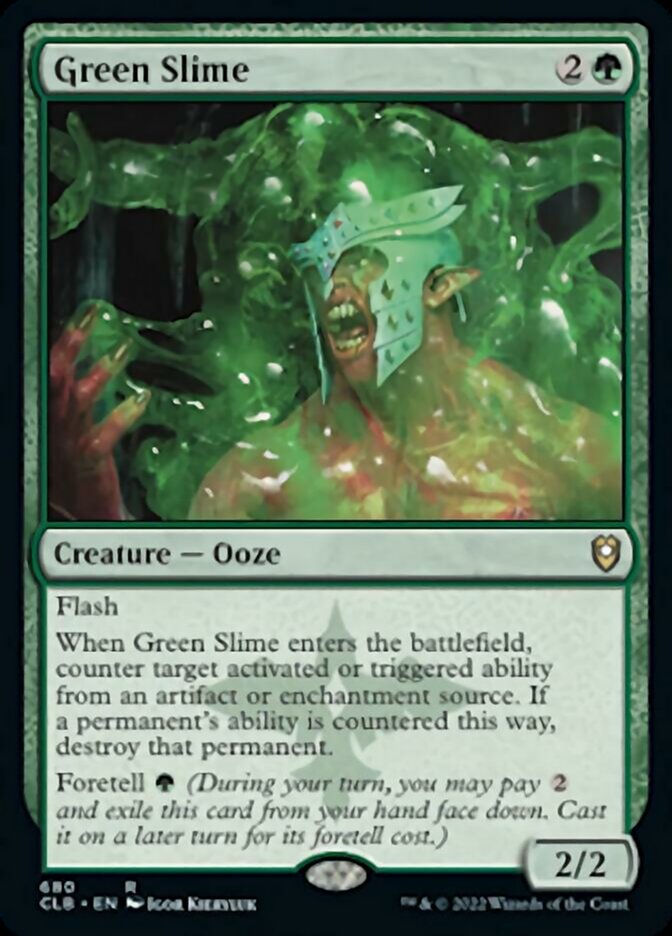 Green Slime [Commander Legends: Battle for Baldur's Gate] | Tabernacle Games