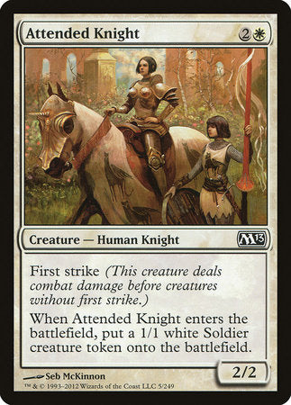 Attended Knight [Magic 2013] | Tabernacle Games