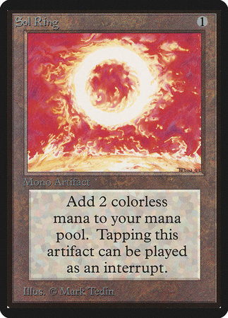 Sol Ring [Limited Edition Beta] | Tabernacle Games