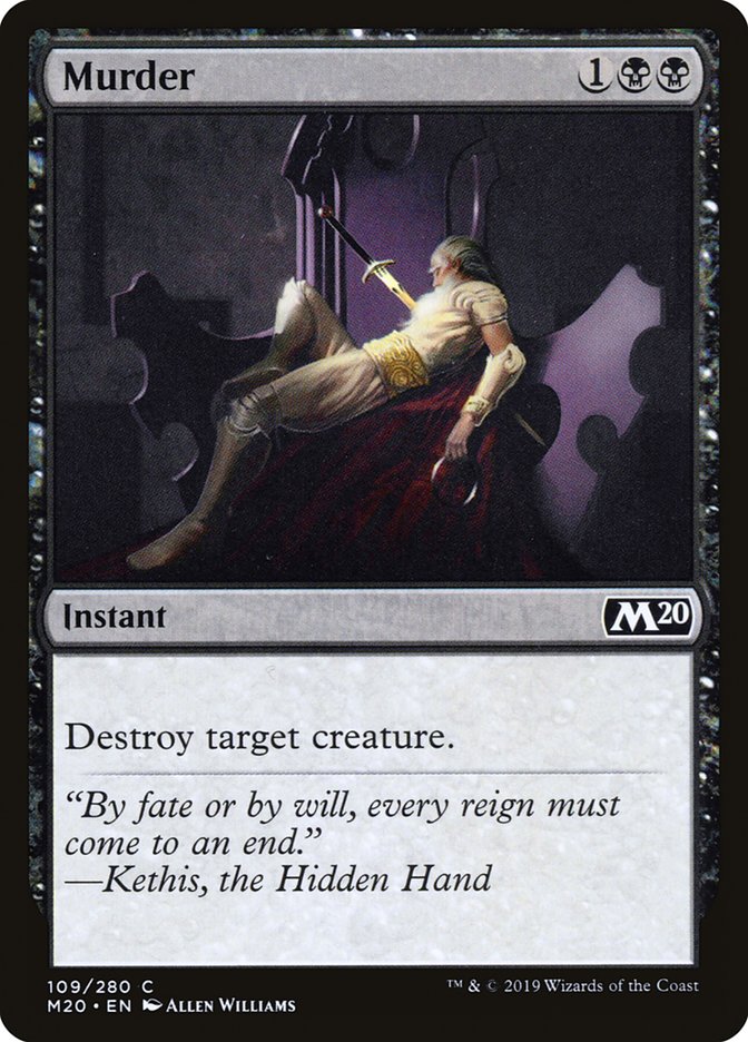 Murder [Core Set 2020] | Tabernacle Games