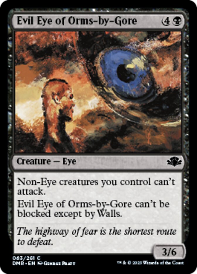 Evil Eye of Orms-by-Gore [Dominaria Remastered] | Tabernacle Games