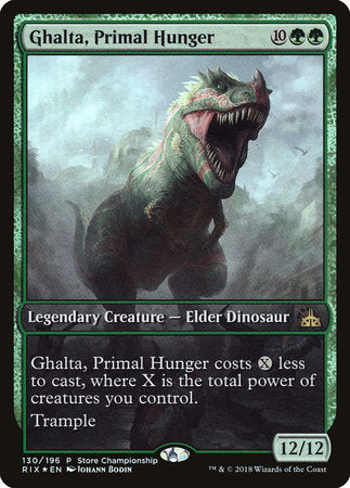 Ghalta, Primal Hunger [Rivals of Ixalan Promos] | Tabernacle Games