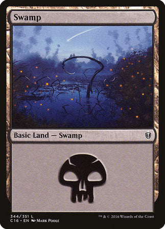 Swamp (344) [Commander 2016] | Tabernacle Games