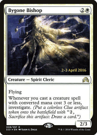 Bygone Bishop [Shadows over Innistrad Promos] | Tabernacle Games