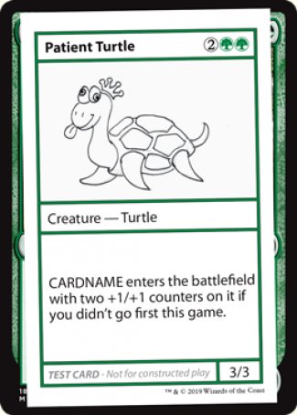 Patient Turtle (2021 Edition) [Mystery Booster Playtest Cards] | Tabernacle Games