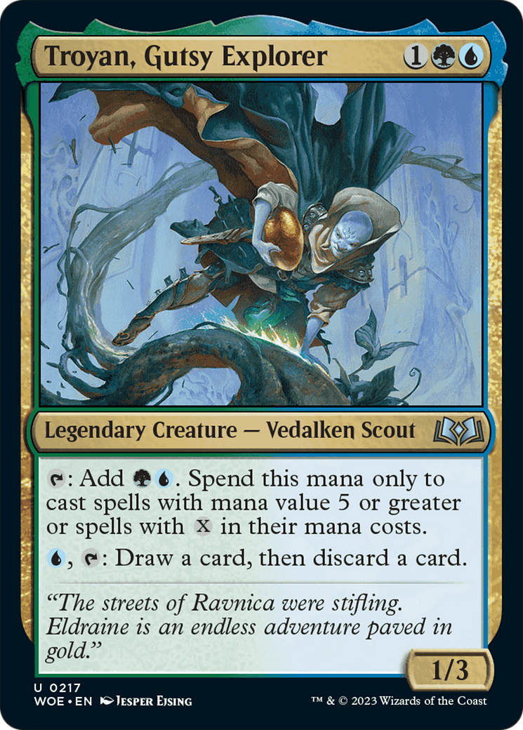 Troyan, Gutsy Explorer [Wilds of Eldraine] | Tabernacle Games