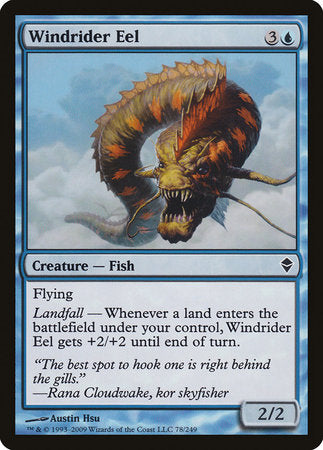Windrider Eel [Zendikar] | Tabernacle Games