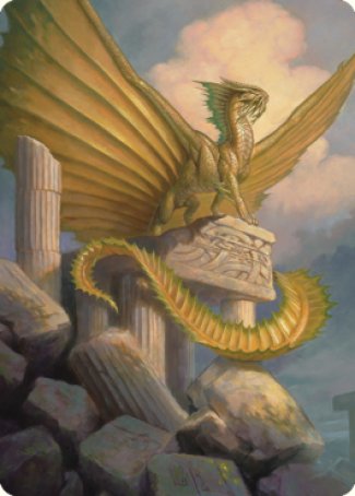 Ancient Gold Dragon Art Card (05) [Commander Legends: Battle for Baldur's Gate Art Series] | Tabernacle Games