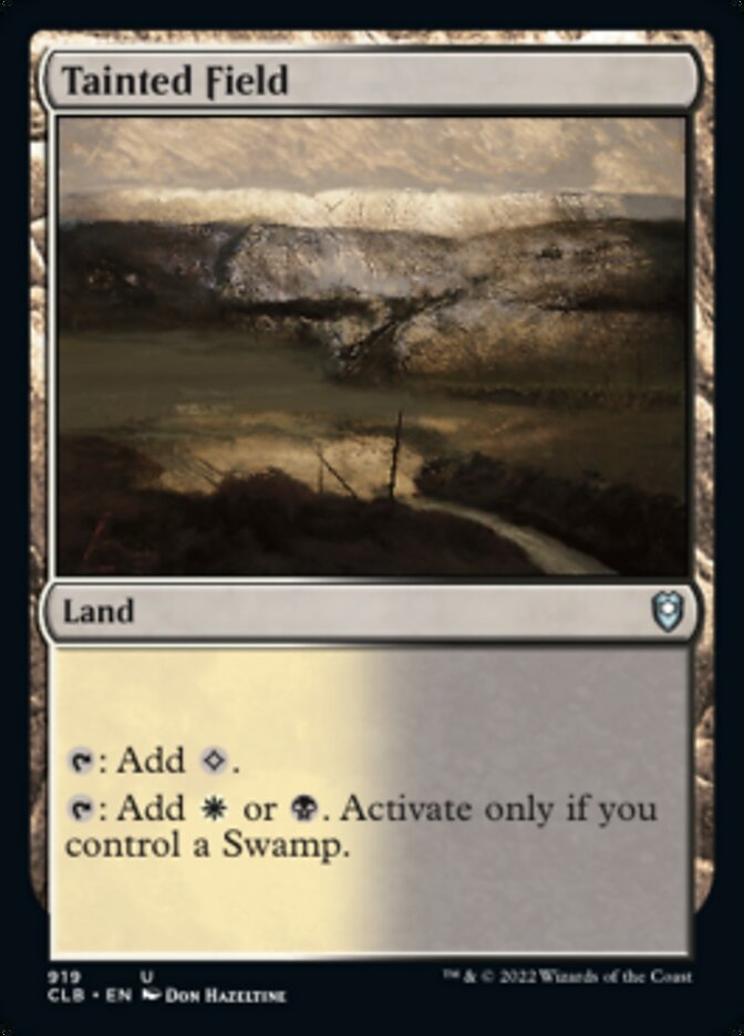 Tainted Field [Commander Legends: Battle for Baldur's Gate] | Tabernacle Games