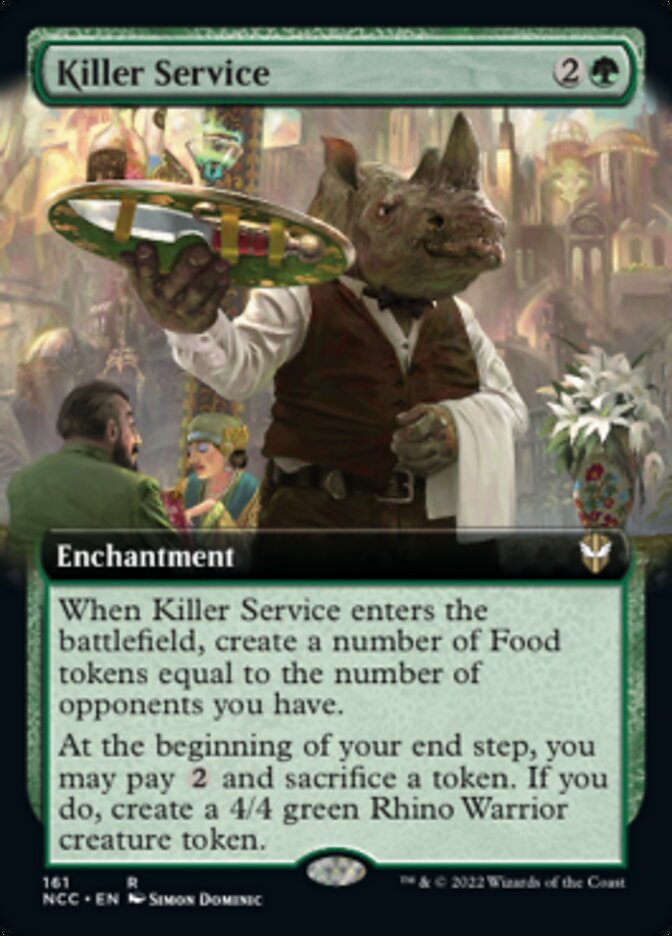 Killer Service (Extended Art) [Streets of New Capenna Commander] | Tabernacle Games