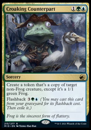 Croaking Counterpart (Promo Pack) [Innistrad: Midnight Hunt Promos] | Tabernacle Games