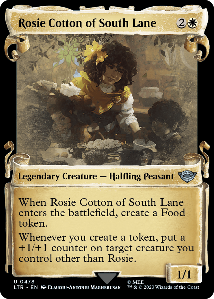 Rosie Cotton of South Lane [The Lord of the Rings: Tales of Middle-Earth Showcase Scrolls] | Tabernacle Games