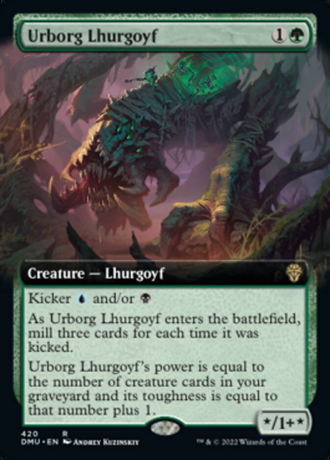 Urborg Lhurgoyf (Extended Art) [Dominaria United] | Tabernacle Games