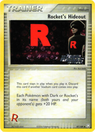 Rocket's Hideout (87/109) (Stamped) [EX: Team Rocket Returns] | Tabernacle Games