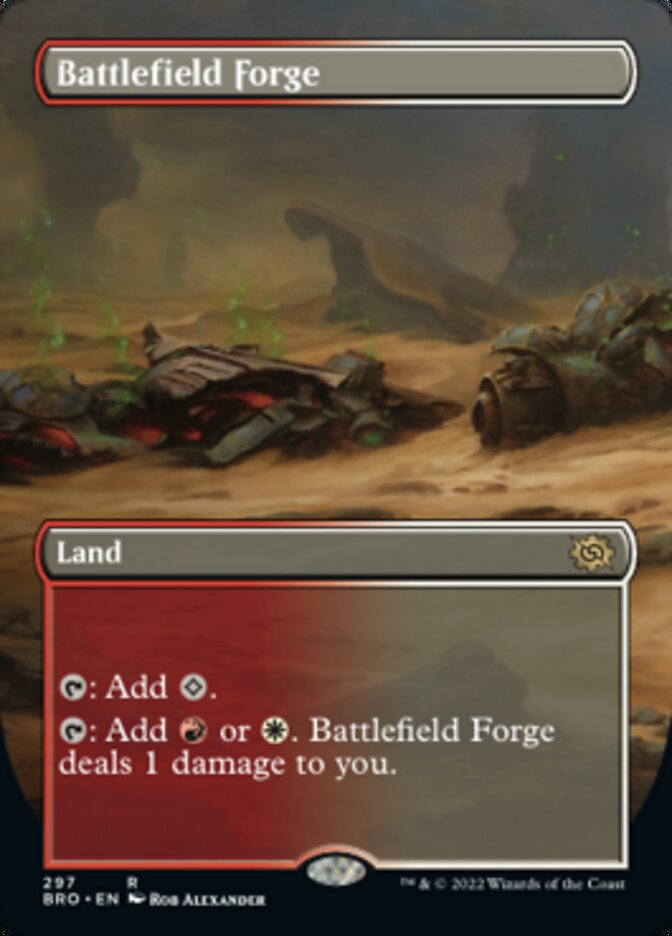 Battlefield Forge (Borderless Alternate Art) [The Brothers' War] | Tabernacle Games