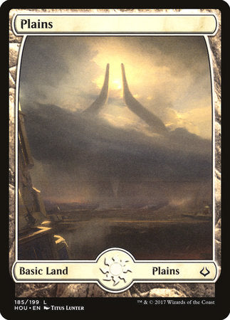 Plains (185) - Full Art [Hour of Devastation] | Tabernacle Games