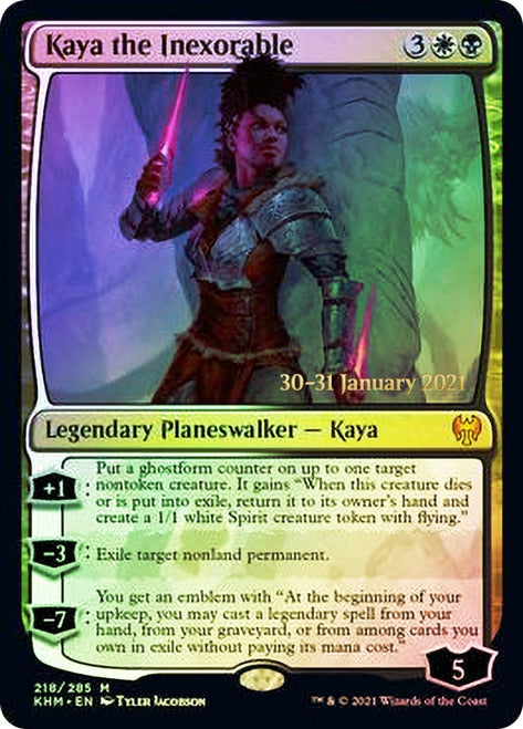 Kaya the Inexorable  [Kaldheim Prerelease Promos] | Tabernacle Games